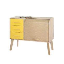 Meuble D'entrée à Rideau, 3 Tiroirs - ARKOS N°6