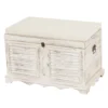 Banc Banquette / Coffre De Rangement T356, Style Shabby 50x76x45cm ~ B...