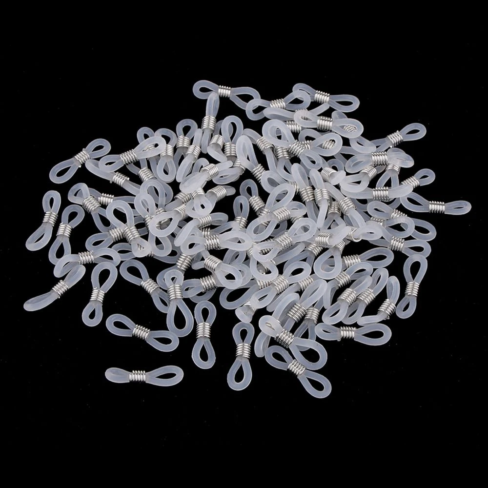 100pcs Lanière De Chaîne De Lunettes Finissent Antidérapant Boucles... – Image 3