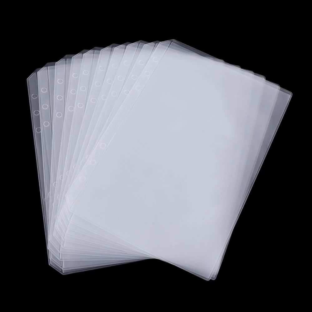 10 Classeurs A6 à 6 Anneaux Pour Classeurs à Documents, Feuilles Mob... – Image 3