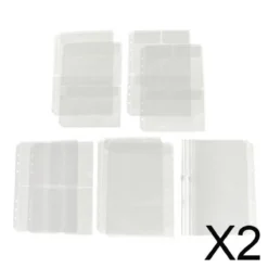 6 Pochettes De Reliure Ă Anneaux A5