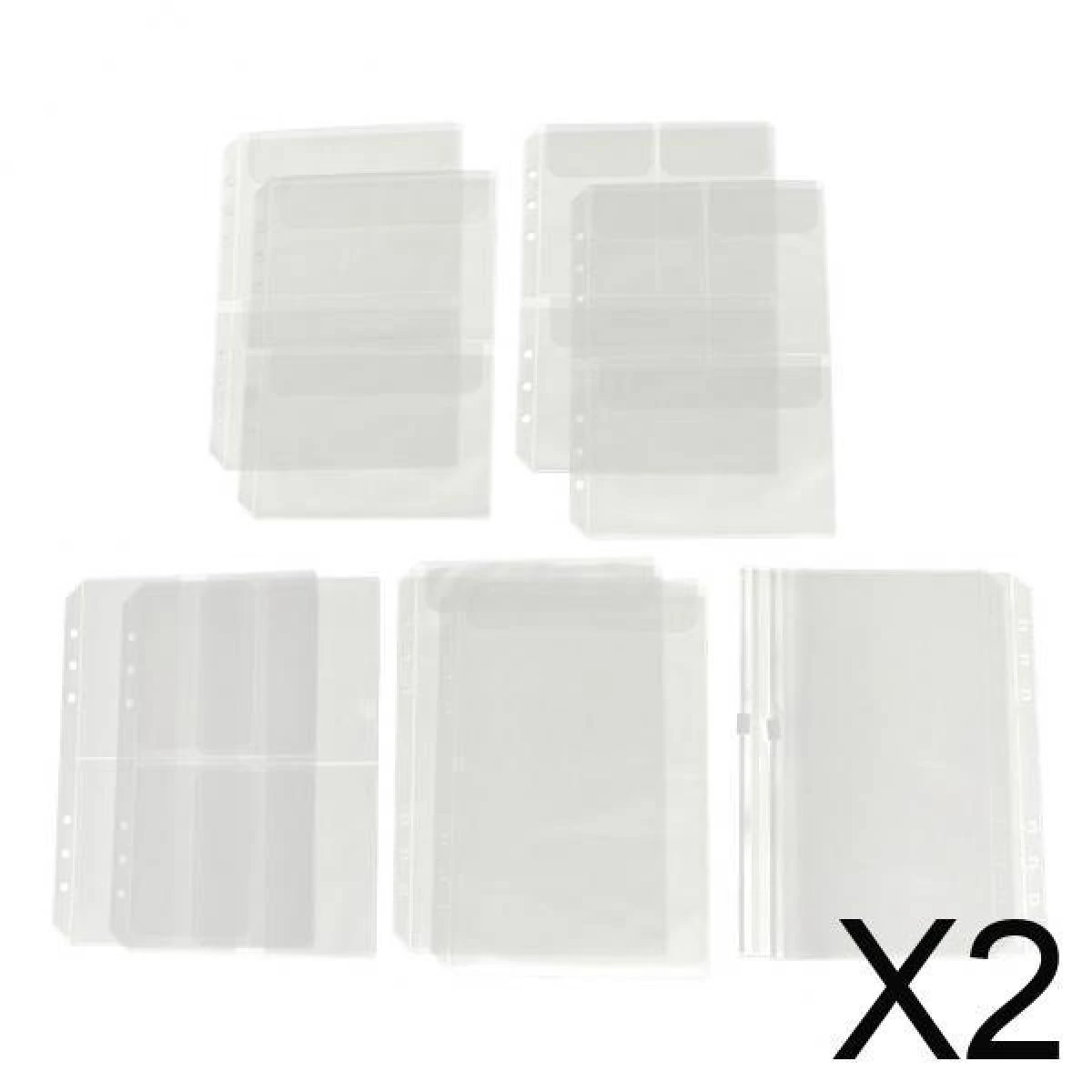 6 Pochettes De Reliure Ă Anneaux A5