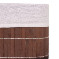 Boîte De Rangement HWC-C21, Bambou ~ Brun -Atmosphera Boutique 61221 6