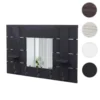 Garderobe Murale HWC-C89 Avec Miroir, Planche Vestiaire, Shabby, Vinta...