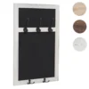 Portemanteau Mural HWC-C51, Tableaux Noirs, 55x34cm ~ Blanc, Shabby