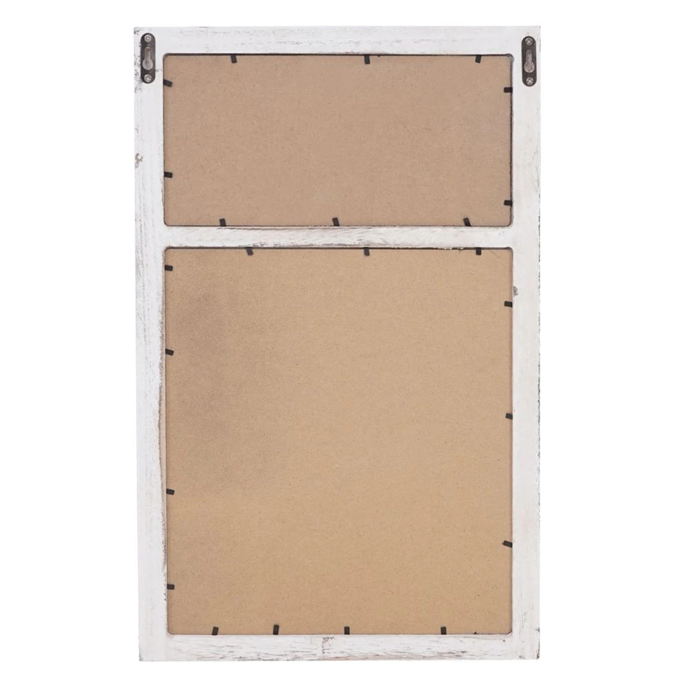 Portemanteau Mural HWC-C51, Tableaux Noirs, 55x34cm ~ Blanc, Shabby – Image 3