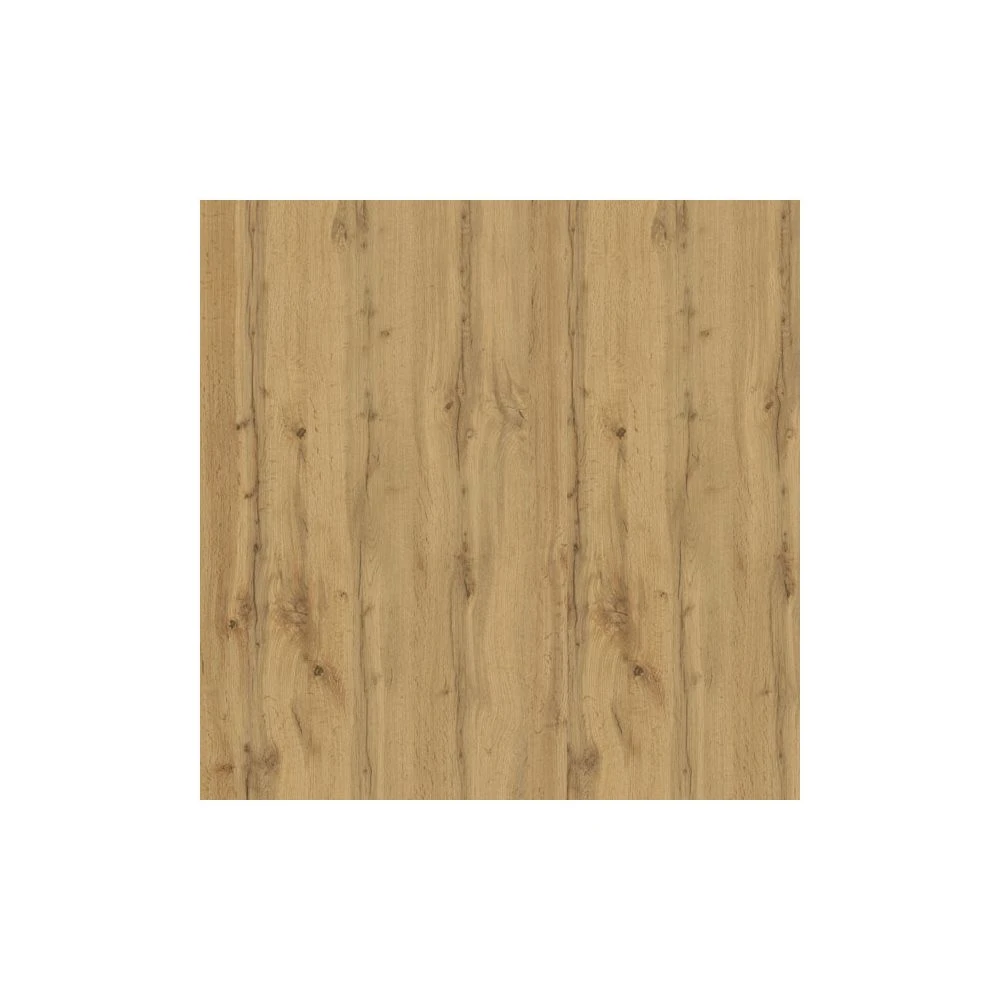 Meuble D'entrée Bois Blanc/Chêne Blond + Miroir - NEEMA – Image 2