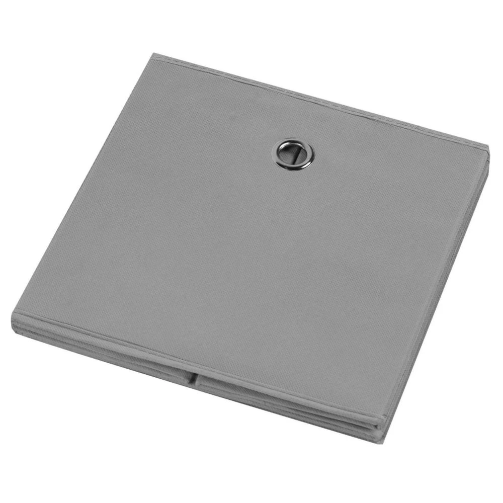 Lot De 2 Boîtes De Rangement ELA, En Tissu Gris – Image 3