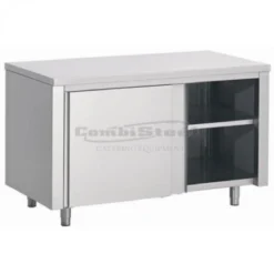 Armoire Basse Inox Portes Coulissantes - Profondeur 700 - Combisteel -...