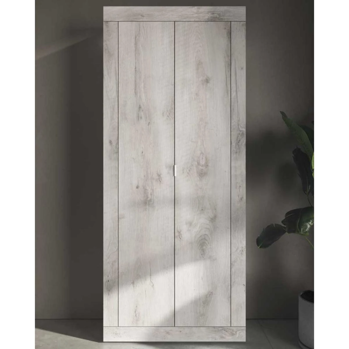 Armoire De Vestiaire 2 Portes Pin Blanc - MATERA
