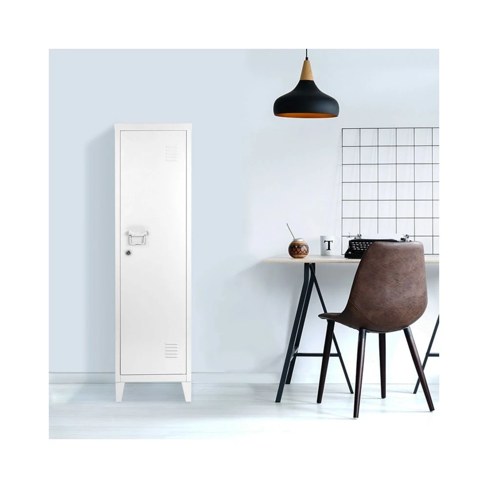 Armoire Vestiaire Estel En Métal Blanche – Image 5