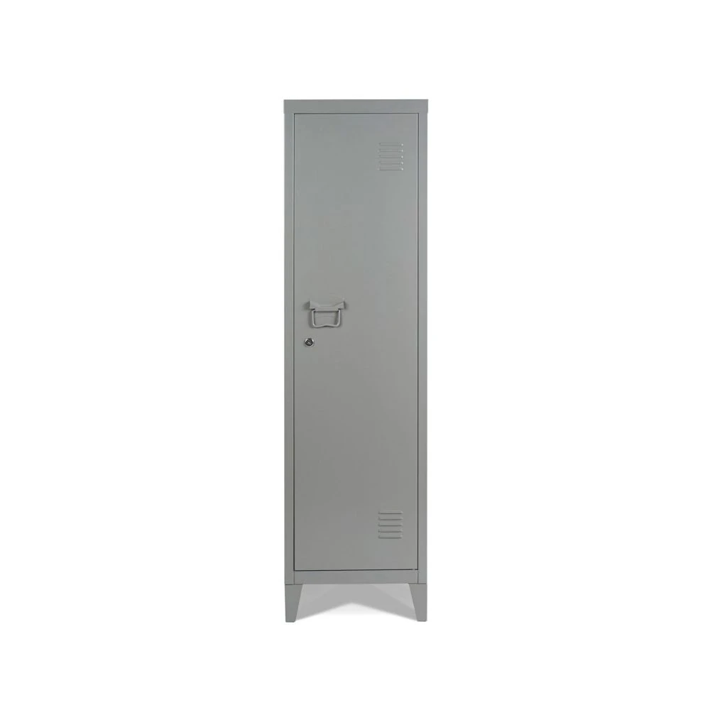 Armoire Vestiaire Estel En Métal Gris Foncé – Image 4