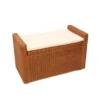 Coffre De Stockage, Banquette M92 Rotin Avec Coussin Kissen 88cm ~ Dor...