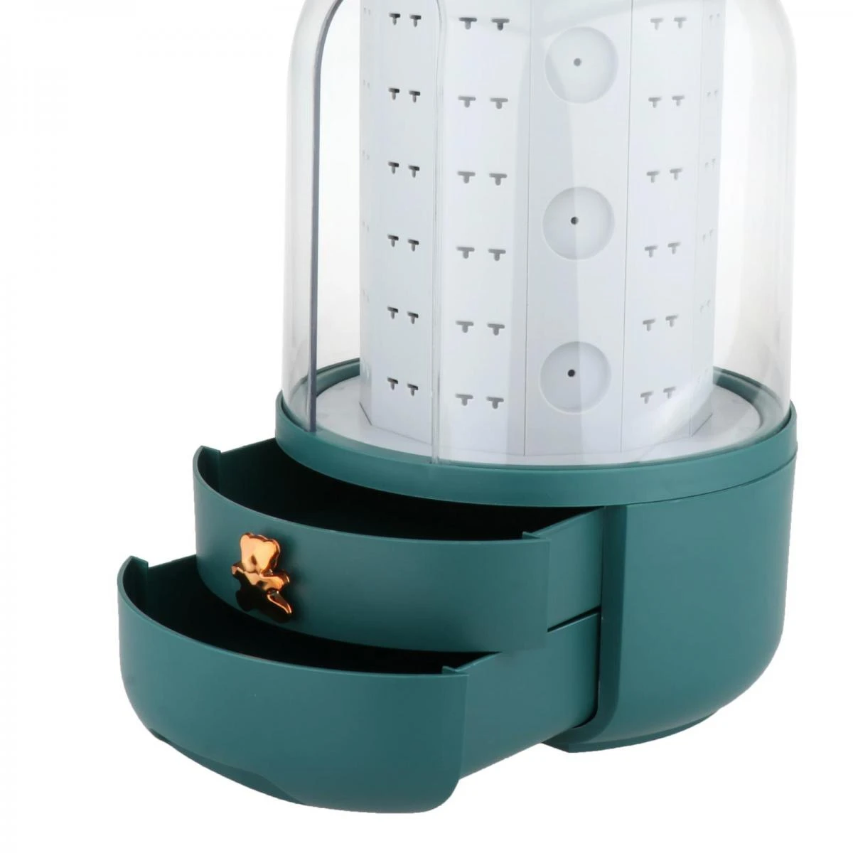 Bijoux Rotatifs Boucles D'oreilles Rotation Stand Boîte Anneau Vitrin... – Image 4