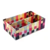 Boîte à Compartiments Versa Multicouleur (21 X 10 X 32 Cm)
