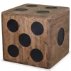 Boîte De Rangement Bois Mindi 40 X 40 X 40 Cm Design Dés