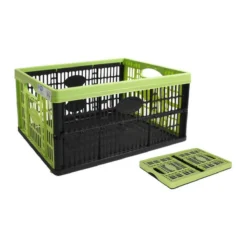 Boîte Multiusage Tontarelli Voilà Pliable Noir Vert (47,5 X 35 X 23,...