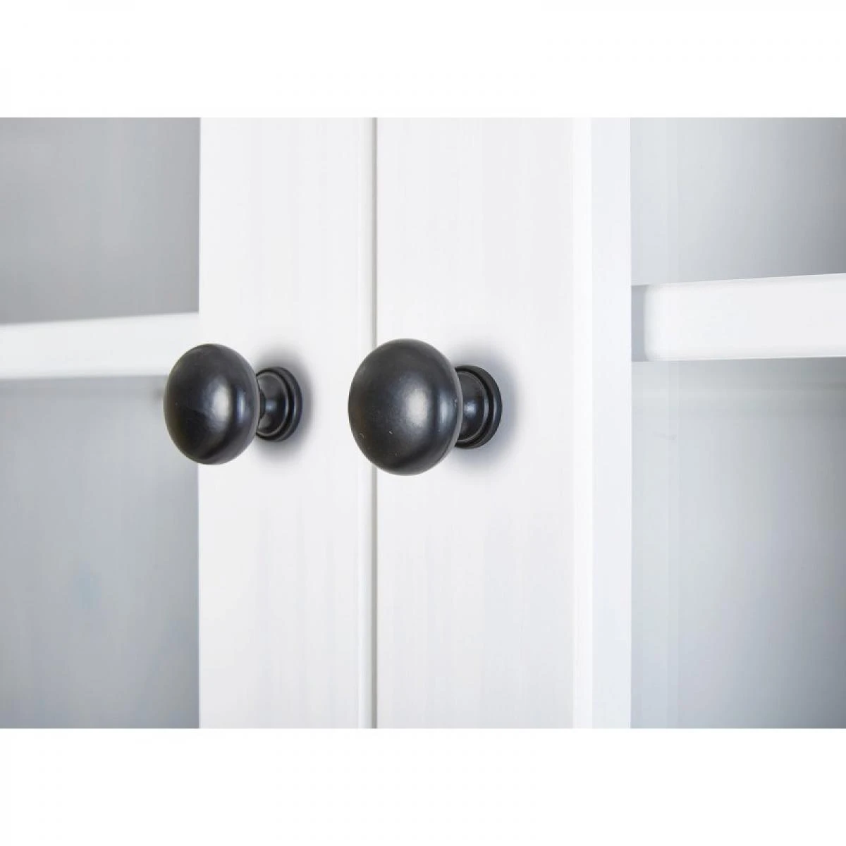 Buffet Vaisselier 5 Portes, 3 Tiroirs En Pin Blanc - MAINE – Image 3