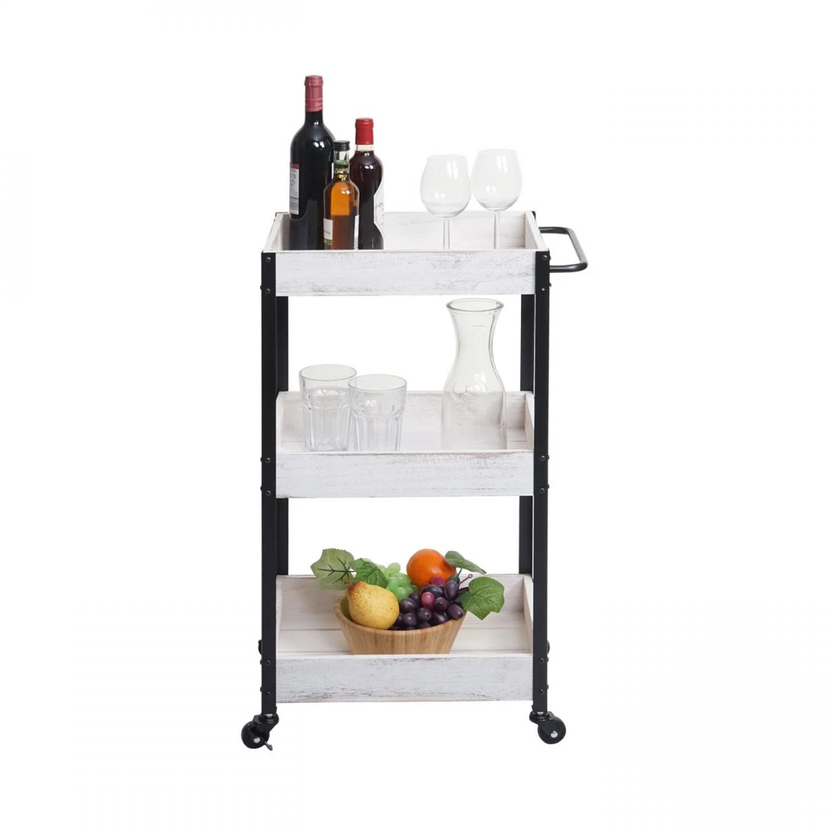 Chariot De Service HWC-H22, Chariot De Cuisine Chariot De Bar Chariot ... – Image 2