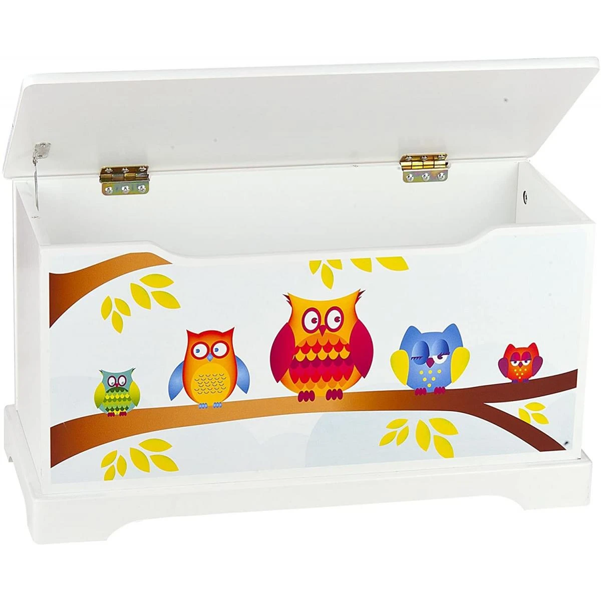 Coffre à Jouets En Bois Hiboux – Image 2