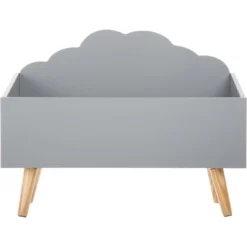 Coffre Ă Jouets Gris Forme De Nuage CLOUDY
