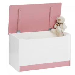 Coffre à Jouets HANNAH, En Pin Massif Lasuré Blanc Et Rose 8 Coffre à Jouets HANNAH, En Pin Massif Lasuré Blanc Et Rose -Atmosphera Boutique coffre a jouets hannah en pin massif lasure blanc et rose 12040584 31912354 1140x1140