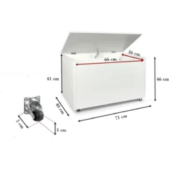 Coffre à Jouets XXL Sur Roulettes: Blanc 8 Coffre à Jouets XXL Sur Roulettes: Blanc -Atmosphera Boutique coffre a jouets xxl sur roulettes blanc 11682930 30771556 1140x1140