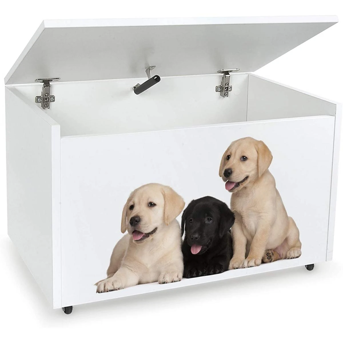 Coffre à Jouets XXL Sur Roulettes: Chiens 2 Coffre à Jouets XXL Sur Roulettes: Chiens – Image 2