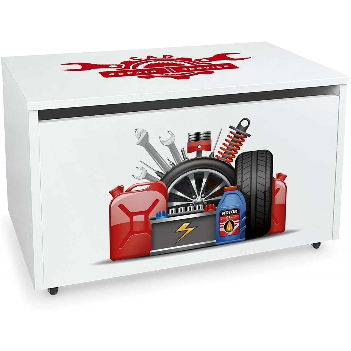 Coffre Ă Jouets XXL Sur Roulettes: Service De Voiture