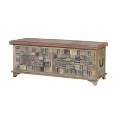 Coffre En Bois De Manguier / Recyclé Coloris Marron - Longueur 106 X ... 7 Coffre En Bois De Manguier / Recyclé Coloris Marron - Longueur 106 X ... -Atmosphera Boutique coffre en bois de manguier recycle coloris marron longueur 106 x profondeur 36 x hauteur 41 cm 11911674 31518626 1140x1140