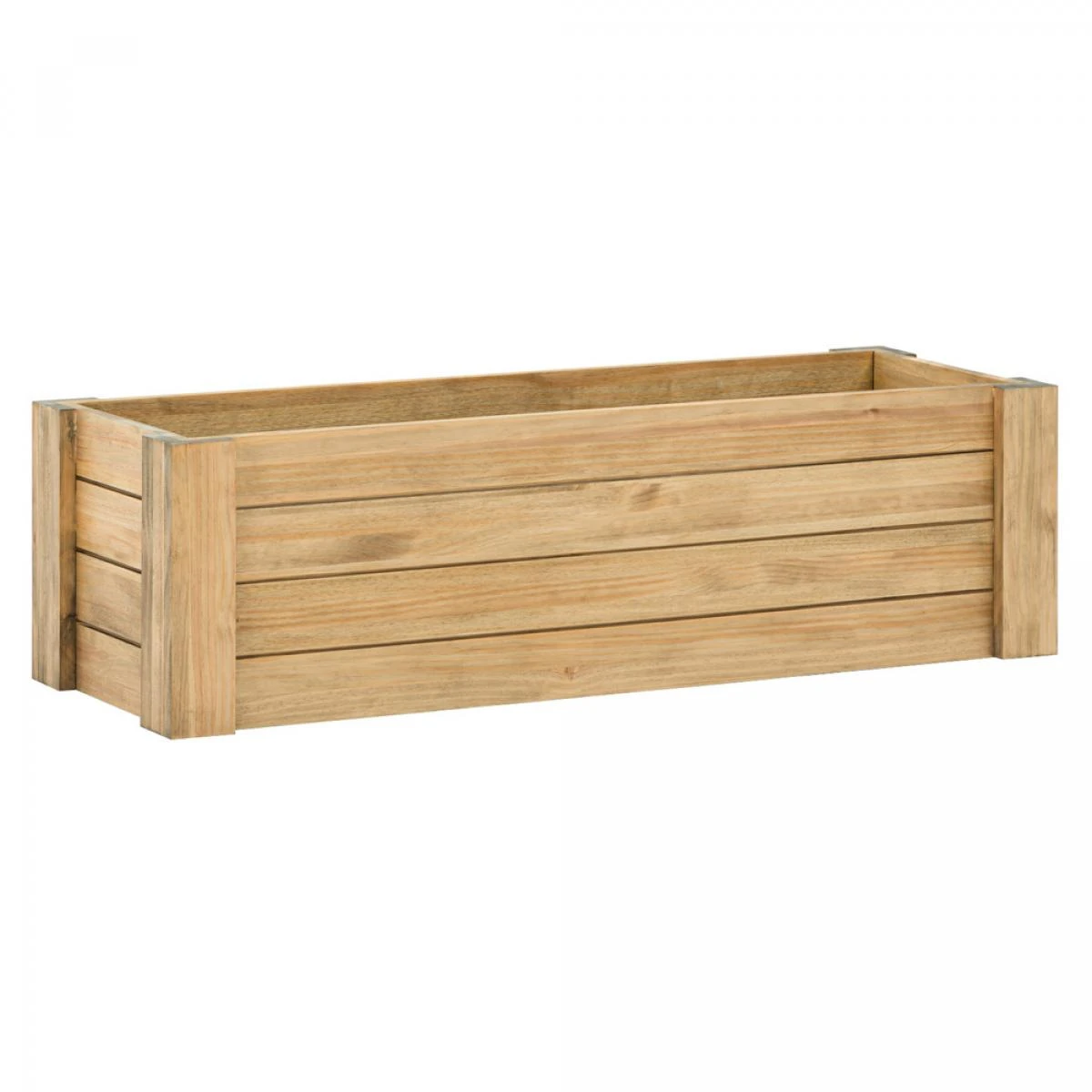 Coffre Rangement Ouvert ECO 40x120x35 Pin Massif Finition Vieilli - B... 1 Coffre Rangement Ouvert ECO 40x120x35 Pin Massif Finition Vieilli - B...
