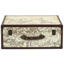 COOPER - Lot De 2 Malles De Rangements Mappemonde Vintage 8 COOPER - Lot De 2 Malles De Rangements Mappemonde Vintage -Atmosphera Boutique cooper lot de 2 malles de rangements mappemonde vintage 13103888 35601522 1140x1140