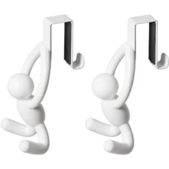 Umbra Crochet Dessus De Placard Buddy (Lot De 2) Blanc.