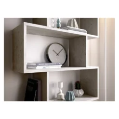 Etagère Haute TOMINI - 6 Cases - Coloris : Béton -Atmosphera Boutique etagere 370317