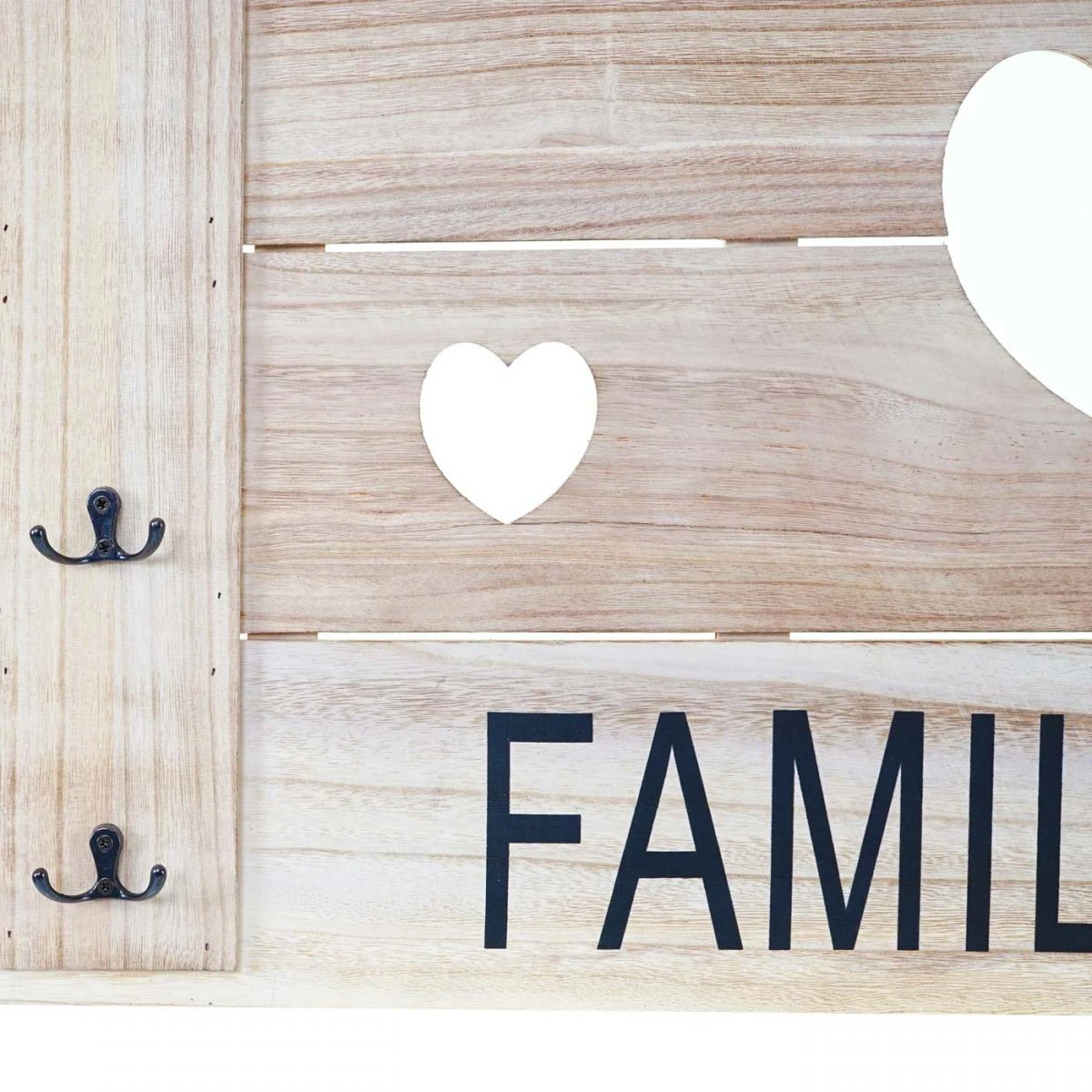 Garderobe Murale HWC-C89 Family, Planche Vestiaire, Vintage, 8 Crochet... – Image 4