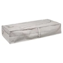 Housse De Rangement Dessous De Lit 100cm Beige