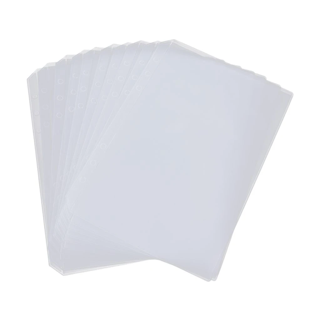 10 Classeurs A6 à 6 Anneaux Pour Classeurs à Documents, Feuilles Mob...