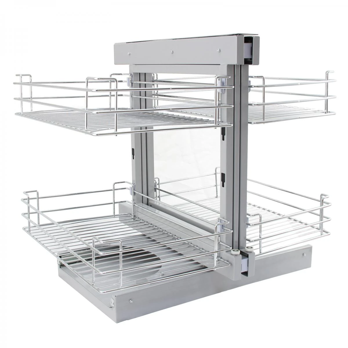 KuKoo – 4 Paniers Coulissants D’Angle, Côté Gauche, En Métal Po... 1 KuKoo – 4 Paniers Coulissants D’Angle, Côté Gauche, En Métal Po...