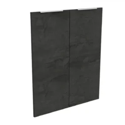Lot De 2 Portes OPTIMA Gris Ardoise