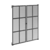 Lot De 2 Portes Verre Atelier MAYENCE Noir