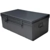 Malle Habitat En Acier 130 Litres Anthracite.
