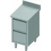 Meuble Bas Cuisine Inox Adossée - 2 Tiroirs - Gamme 700 - Stalgast -