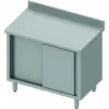 Meuble Bas Inox Adossé - Porte Coulissante - Gamme 600 - Stalgast - ...