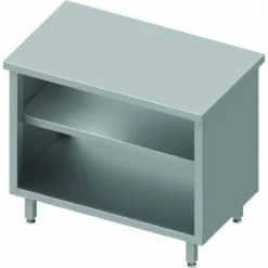 Meuble Bas Inox Ouvert Sans Dosseret - Profondeur 700 - Stalgast - ...