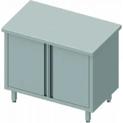 Meuble Bas Inox Professionnelle - Sans Dosseret - Gamme 600 - Stalgast...