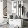 Meuble D'entrée / Vestiaire D'entrée - YESFIR - Blanc