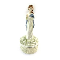 Coffret à Bijoux 'Vierge Marie' Blanc - [N5154]