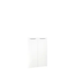 Option 2 Portes Basses MEZZO Blanc Laqué / 105 Cm