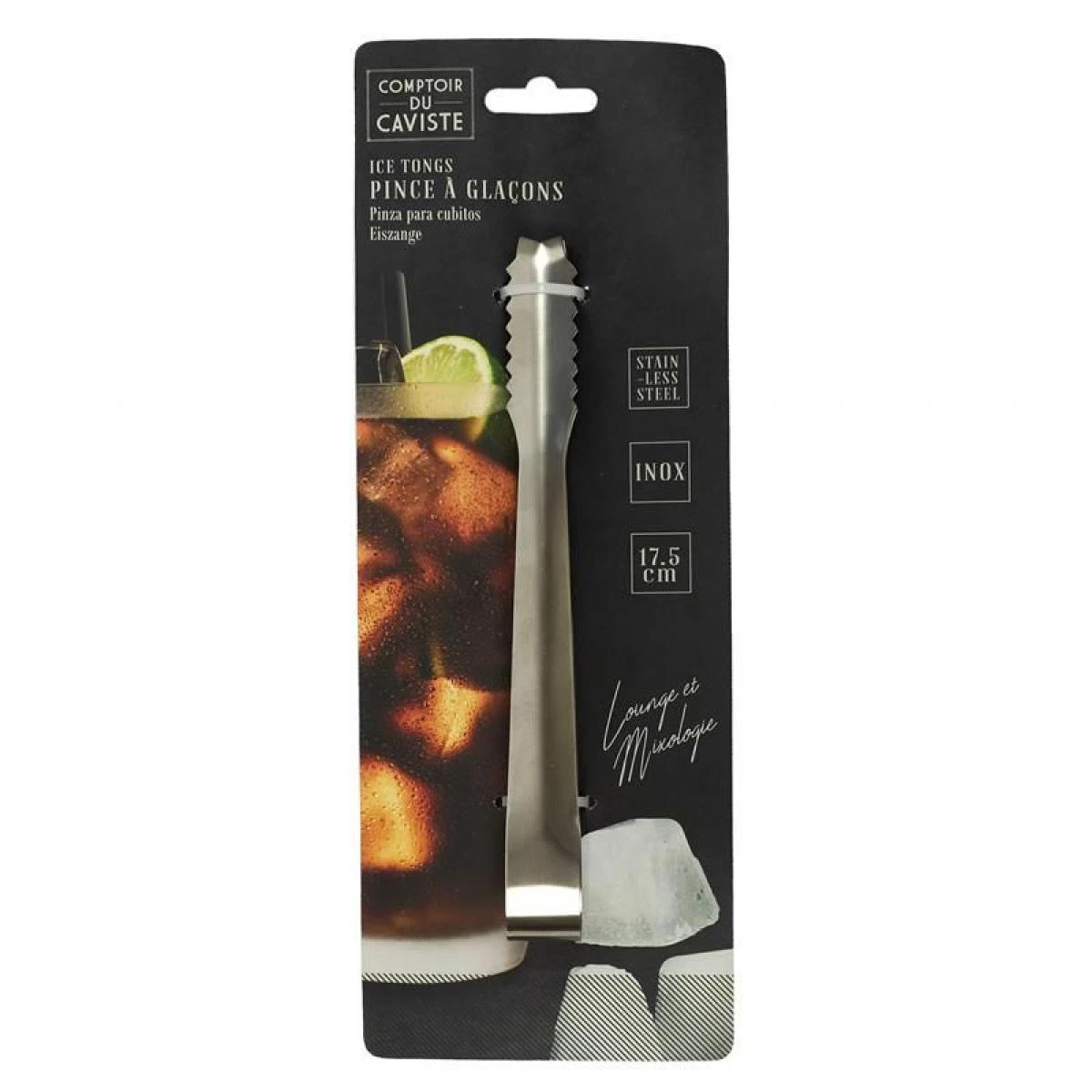 Pince à Glaçons En Inox 17 Cm. – Image 2