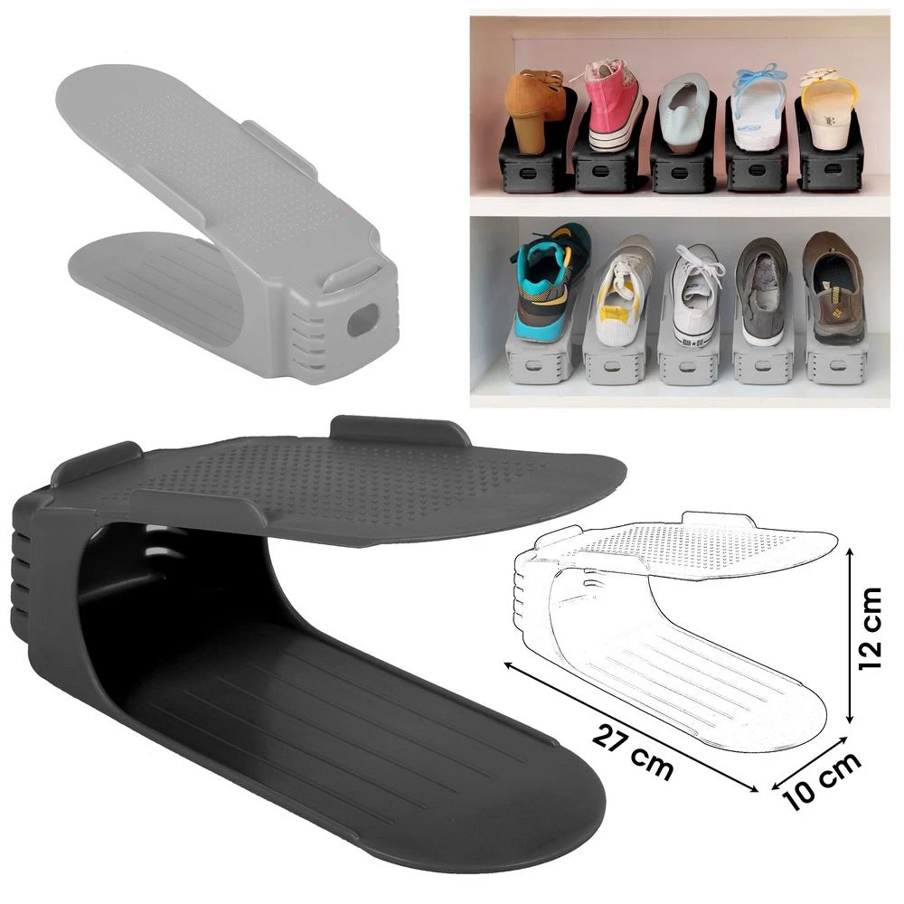Lot De 12 Ranges Chaussures Magique - Organisateur De Placard 1 Lot De 12 Ranges Chaussures Magique - Organisateur De Placard